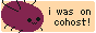 button featuring eggbug, saying 'i was on cohost!'